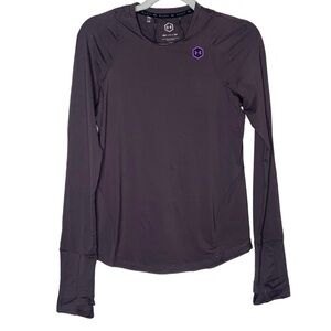 Under Armour brown rush body top. Size S